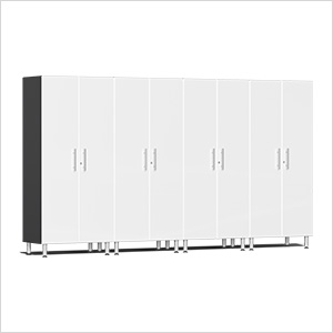 4-Piece Tall Garage Cabinet Kit in Starfire White Metallic