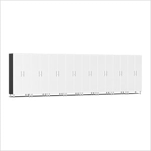 8-Piece Tall Garage Cabinet Kit in Starfire White Metallic