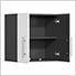 10-Piece Garage Cabinet Kit with Channeled Worktop in Starfire White Metallic