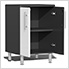 15-Piece Garage Cabinet Kit with Bamboo Worktop in Starfire White Metallic