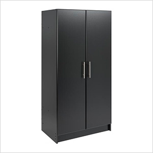 Elite 32" Black Wardrobe Cabinet