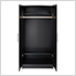 Elite 32" Black Wardrobe Cabinet