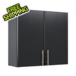 Prepac Elite 32" Black Tall Wall Cabinet