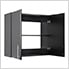 Elite 32" Black Tall Wall Cabinet