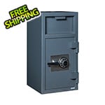 Hollon Safe Company Front Load Depository Safe with Combination Lock