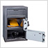 Front Load Double-Door Depository Safe with Electronic and Key Locks