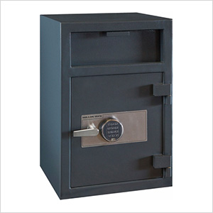 Depository Safe with Inner Locking Compartment and Electronic Lock