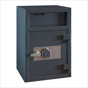 Depository Safe with Inner Locking Compartment and Electronic Lock
