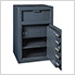 Depository Safe with Inner Locking Compartment and Combination Lock