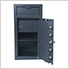 Depository Safe with Inner Locking Compartment and Combination Lock