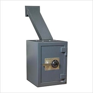 Through-the-Wall Deposit Safe with Combination Lock