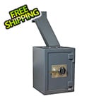 Hollon Safe Company Through-the-Wall Deposit Safe with Electronic Lock