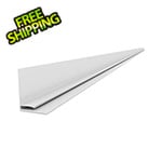 Proslat 49" PVC Slatwall L Trim (White)