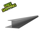 Proslat 49" PVC Slatwall H Trim (Light Grey)