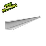 Proslat 49" PVC Slatwall J Trim (White)