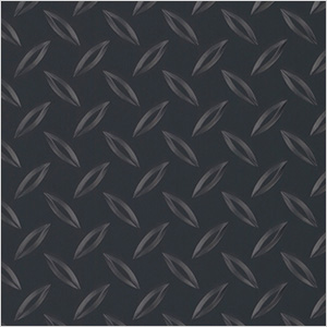 8.5' x 24' Diamond Tread Garage Floor Roll (Black)