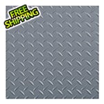 G-Floor 8.5' x 24' Diamond Tread Garage Floor Roll (Grey)