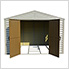 Woodbridge 10.5' x 8' Vinyl Storage Shed with Foundation (non extendable)