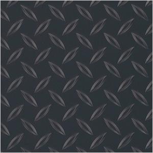 8.5' x 100' Diamond Tread Roll-Out Trailer Floor (Black)