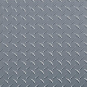 8.5' x 100' Diamond Tread Roll-Out Trailer Floor (Grey)