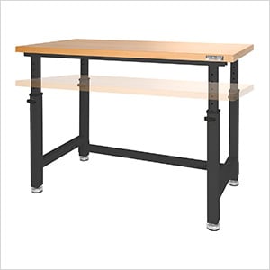 UltraHD Height Adjustable Heavy-Duty Wood Top Workbench