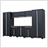 9-Piece Garage Cabinet Set in Black