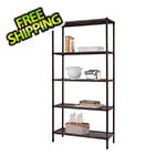 Trinity Bronze 5-Tier Slat Shelving Rack