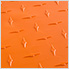 12" x 12" Orange Garage Floor Tile