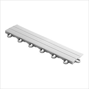 Speedway Silver Garage Floor Tile Ramp