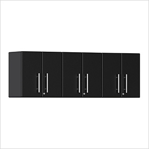 3-Piece Garage Wall Cabinet Kit in Midnight Black Metallic