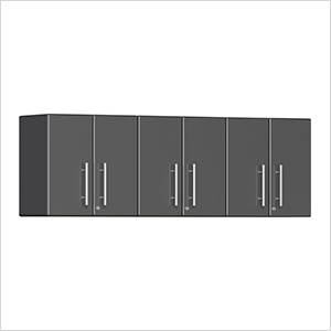 3-Piece Garage Wall Cabinet Kit in Graphite Grey Metallic