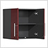 3-Piece Garage Wall Cabinet Kit in Ruby Red Metallic
