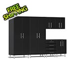 Ulti-MATE Garage Cabinets 6-Piece Cabinet Kit in Midnight Black Metallic
