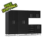 Ulti-MATE Garage Cabinets 6-Piece Garage Cabinet Kit in Midnight Black Metallic