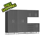 Ulti-MATE Garage Cabinets 6-Piece Garage Cabinet Kit in Graphite Grey Metallic