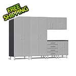 Ulti-MATE Garage Cabinets 6-Piece Garage Cabinet Kit in Stardust Silver Metallic