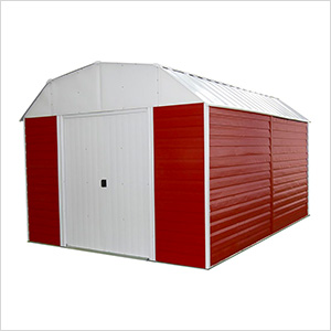 Red Barn Steel Storage Shed - 10' x 14'