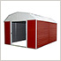 Red Barn Steel Storage Shed - 10' x 14'