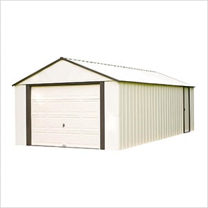 Murryhill 12 x 17 ft. Steel Storage Shed with Vinyl Siding