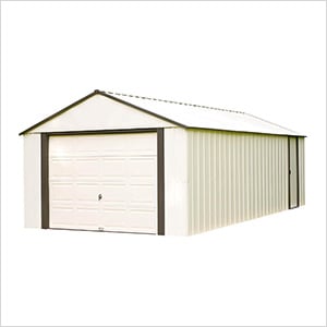 Murryhill 12 x 31 ft. Steel Storage Shed with Vinyl Siding