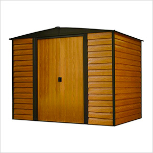 Woodridge 8 x 6 ft. Steel Storage Shed with Vinyl Siding