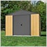 Ironwood 8 x 8 ft. Anthracite Shed Frame Kit