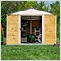 Ironwood 8 x 8 ft. Cream Shed Frame Kit