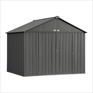 Ezee Shed 10 x 8 ft. Charoal Steel Storage Shed