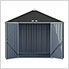 Ezee Shed 10 x 8 ft. Charcoal and Cream Trim Steel Storage Shed