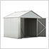 Ezee Shed 10 x 8 ft. Cream Steel Storage Shed