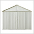 Ezee Shed 10 x 8 ft. Cream Steel Storage Shed