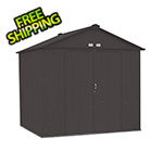 Arrow Sheds Ezee Shed 8 x 7 ft. Charoal Steel Storage Shed
