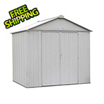 Arrow Sheds Ezee Shed 8 x 7 ft. Cream Steel Storage Shed