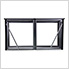 Firewood Rack 8 x 2 ft. Anthracite